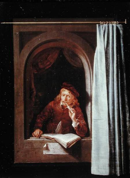 Self Portrait à Gerard Dou