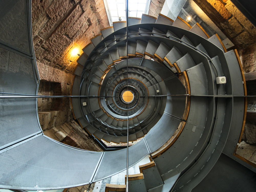 Lighthouse Staircase à Gerard Jonkman