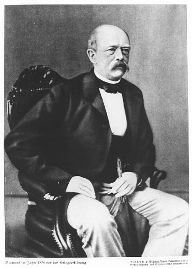 Bismarck in 1870 before the Declaration of War à École allemande