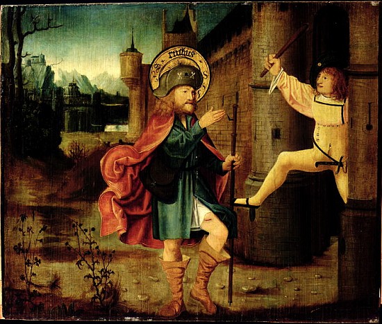 The Expulsion of Saint Roch from Rome à École allemande