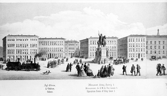 View of Munich à École allemande