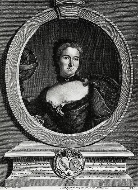 Gabriele Emilie du Chatelet à École allemande, (19ème siècle)
