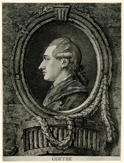 Johann Wolfgang von Goethe à École allemande, (19ème siècle)
