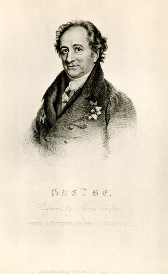 Johann Wolfgang von Goethe à École allemande, (19ème siècle)
