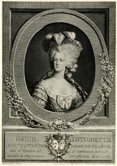 Marie Antoinette à École allemande, (19ème siècle)