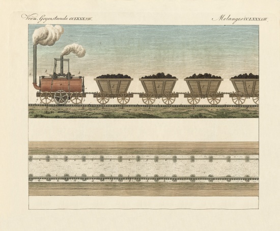Railways and Steamtrans à École allemande, (19ème siècle)