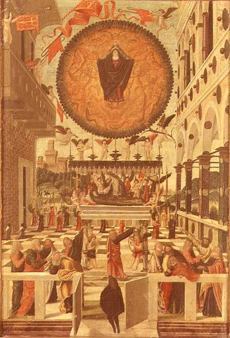 The Dormition and Assumption of the Virgin à Gerolamo  da Vicenza
