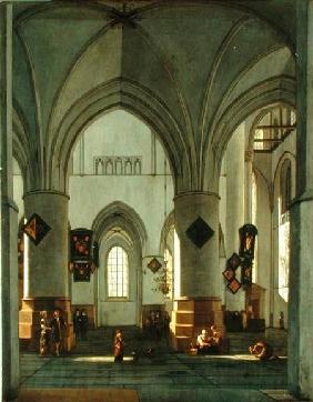 Interior View of St. Bavo Church, Harlem