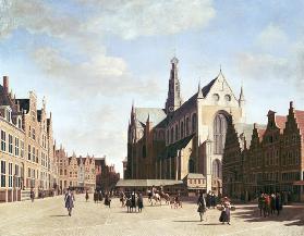 Le grand marché à Haarlem.