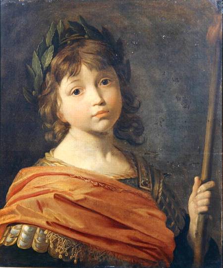 Prince Rupert (1619-82) when a boy as Mars à Gerrit van Honthorst
