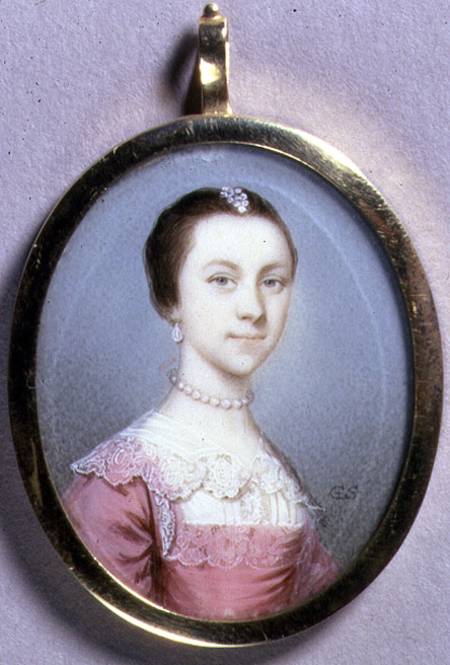 Portrait Miniature of Rachael Chumley à Gervase Spencer