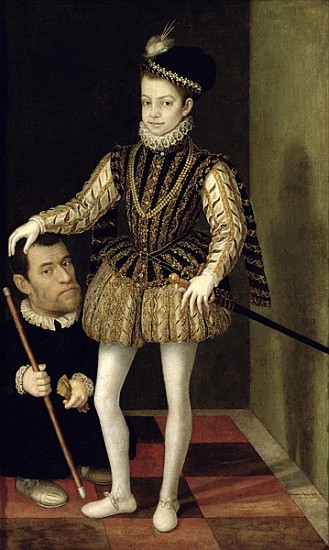 Portrait of Carlo Emanuele I (1562-1630) Duke of Savoy, c.1570 à Giacomo (L'Argenta) Vighi