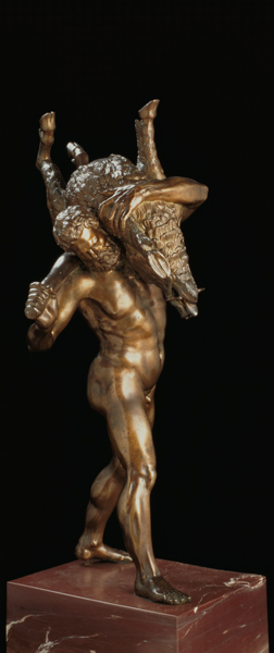 Hercules and the Erymanthian Boar à Giambologna