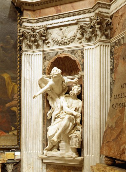 Habakkuk and the angel / Bernini / 1657 à Gianlorenzo Bernini