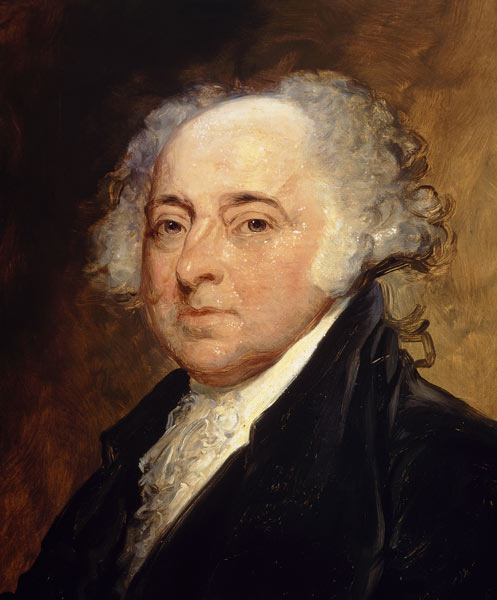 Portrait of John Adams (1735-1826) Secon - Gilbert Stuart