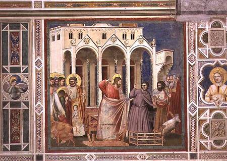 The Cleansing of the Temple à Giotto di Bondone
