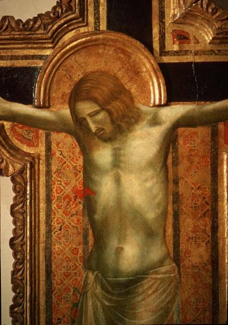 Crucifix, detail of Christ à Giotto di Bondone