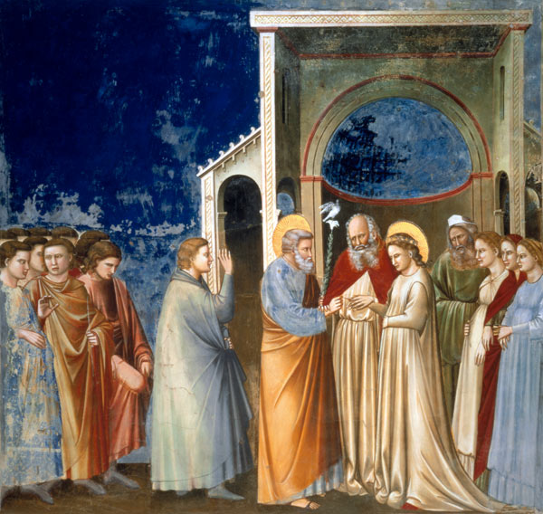 The Marriage of the Virgin à Giotto di Bondone