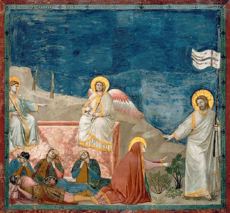 Giotto,La Resurrection (Noli me tangere)