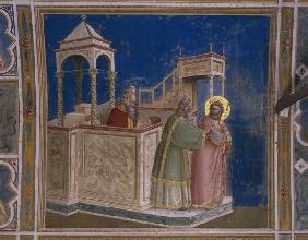 Giotto, Joachim chasse du temple