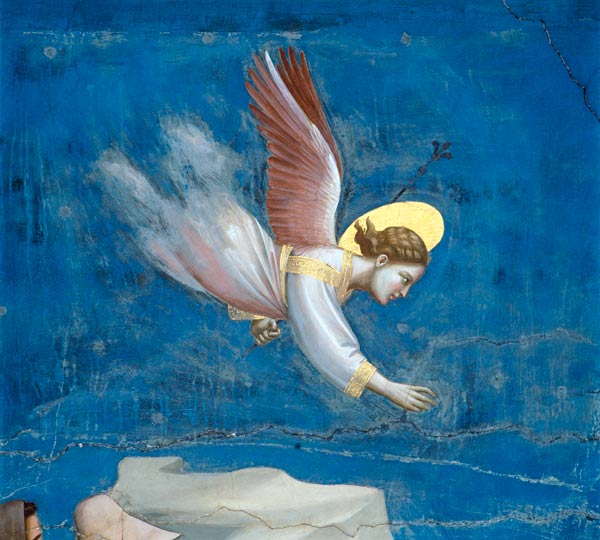 Le songe de Joachim (détail) à Giotto di Bondone