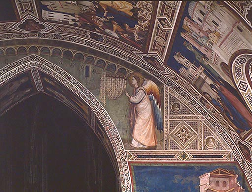 Die Verkuendigung à Giotto (école)