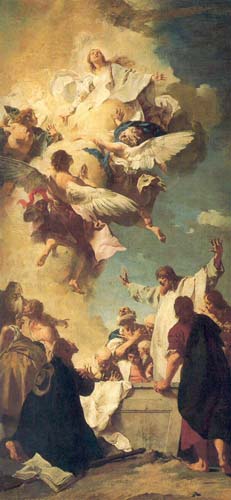Assumption of the virgin à Giovanni Battista Piazzetta