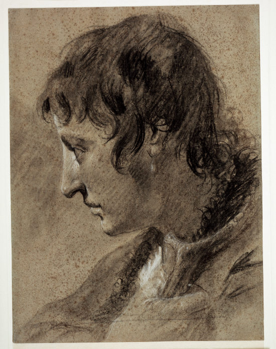 Kopf eines jungen Mannes à Giovanni Battista Piazzetta