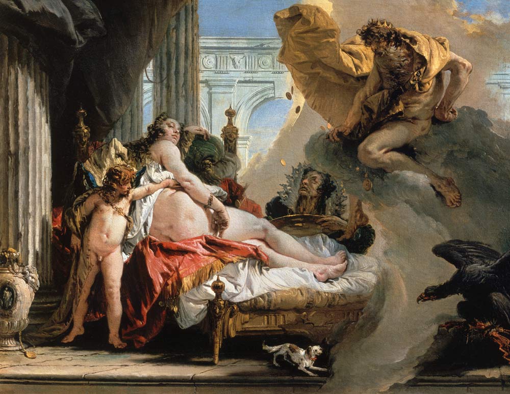 G. B. Tiepolo, Jupiter et Danae à Giovanni Battista Tiepolo