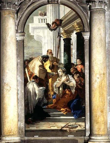 The Last Communion of St. Lucy à Giovanni Battista Tiepolo