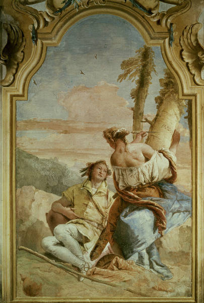 G.B.Tiepolo, Angelica et Medoro à Giovanni Battista Tiepolo