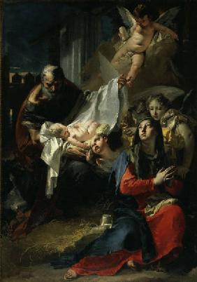 G.B.Tiepolo, Adoration de l''Enfant Jesus