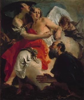 G.B.Tiepolo, Abraham et trois anges