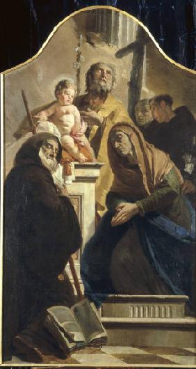 G.B.Tiepolo/Joseph avec l''Enfant-Jesus