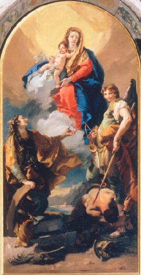 G.B.Tiepolo, Vierge et Jesus, Cat.etGab.