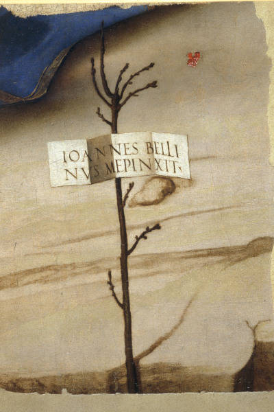 Giovanni Bellini / Signature à Giovanni Bellini