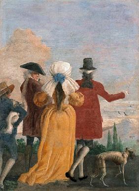 G.D.Tiepolo / Promenade a trois / v.1781