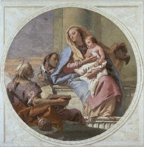 Vierge a l''Enfant / Saints / Tiepolo