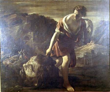 David Dragging Goliath's Head à Giovanni Lanfranco