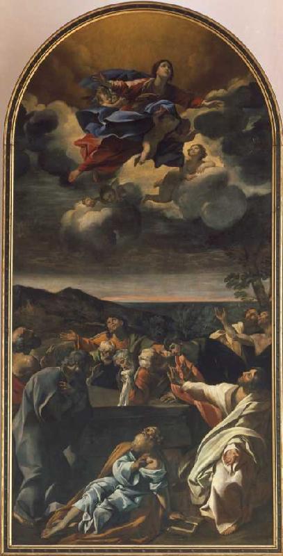 Le voyage au ciel de Marie à Giovanni Lanfranco