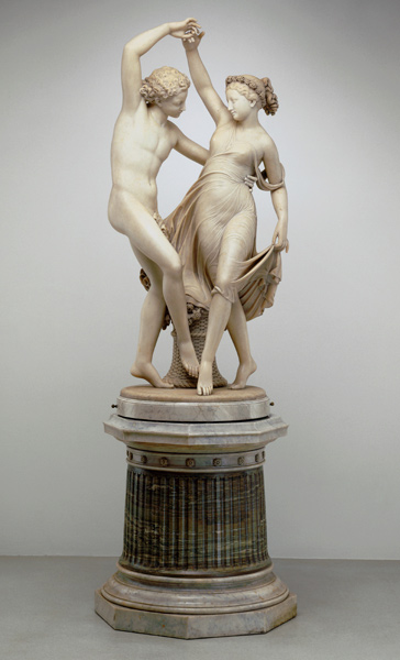 Zephyr Dancing with Flora à Giovanni Maria Benzoni