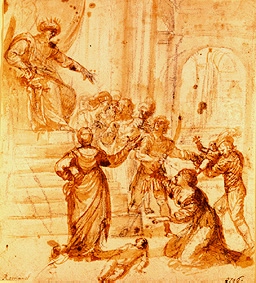 Le jugement de Salomon à Girolamo Romanino