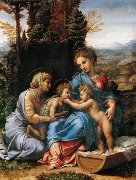 La Petite Sainte Famille à Giulio Romano