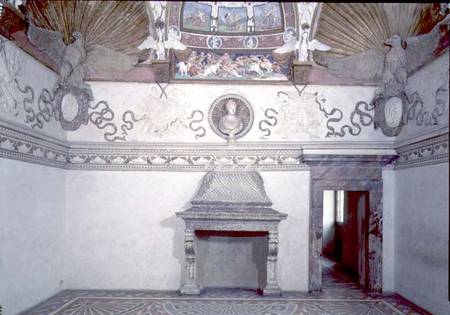 View of the Camera delle Aquile à Giulio Romano