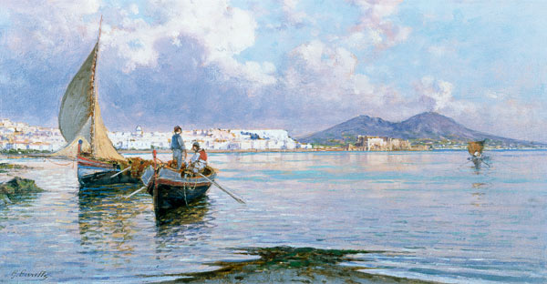 Naples, from Mergellina à Giuseppe Carelli
