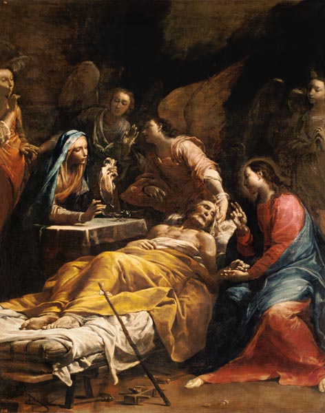 The Death of St. Joseph à Giuseppe Lo Spagnuolo Crespi