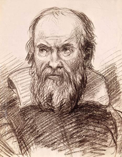 Galilei / Portrait / Drawing / Reni à Guido Reni