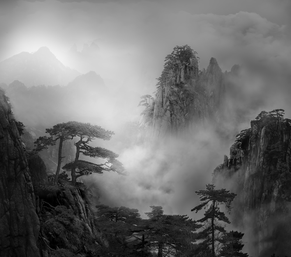 Huang Shan In The Fog à GuoJi