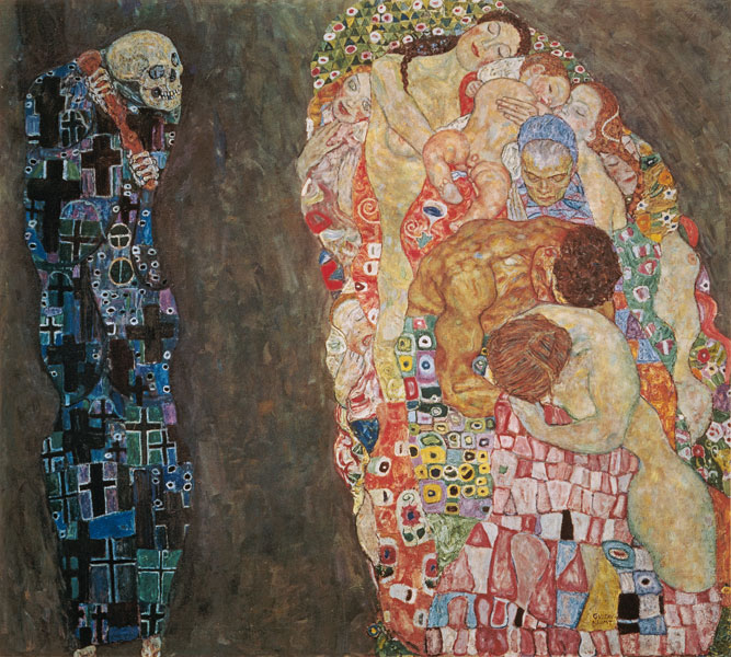 La Vie et la Mort à Gustav Klimt