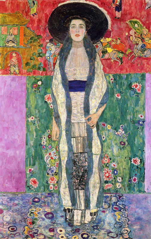 Le portrait d'Adele Bloch-Bauer II à Gustav Klimt